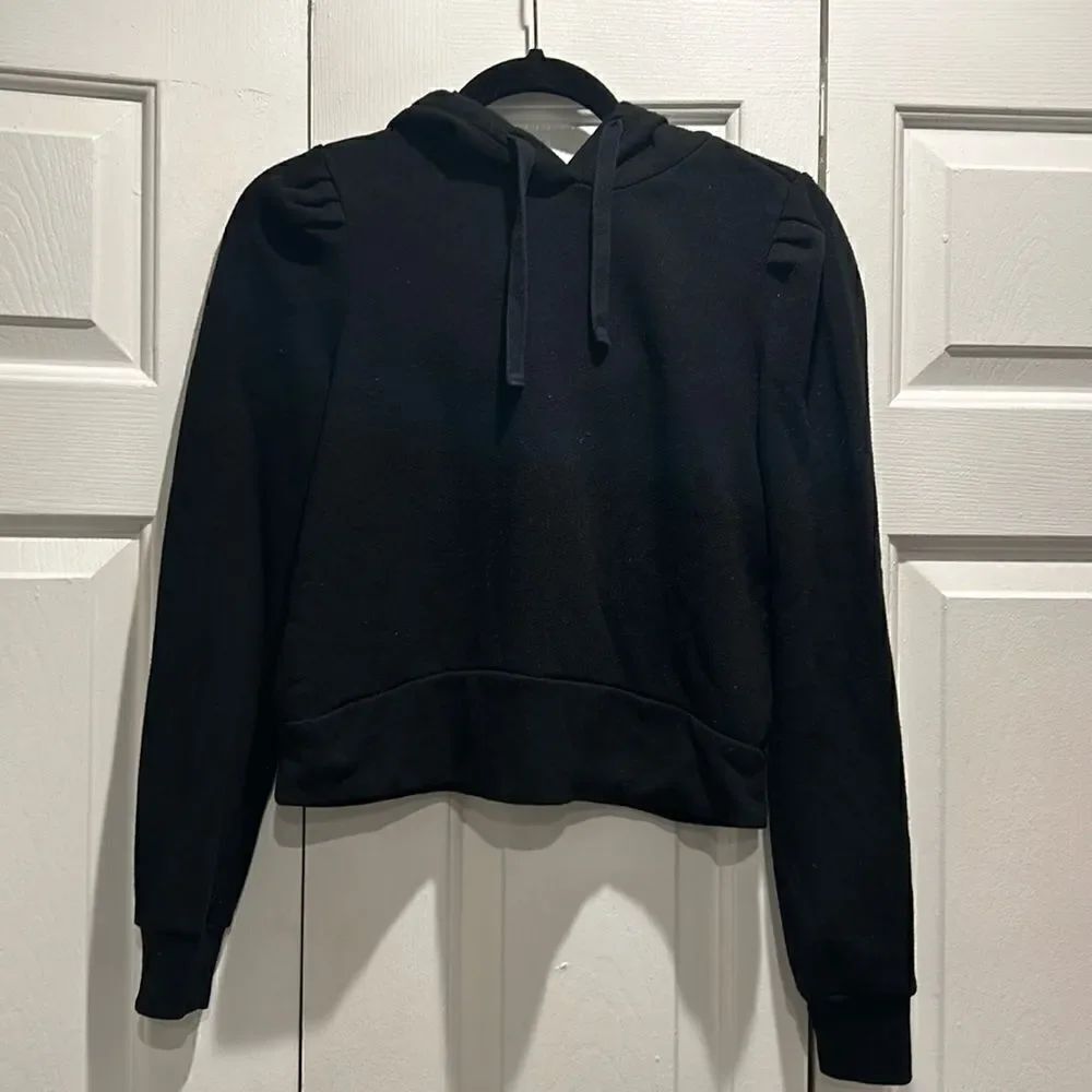 Z Supply Light Black Hoodie Sweatshirt, Size Small